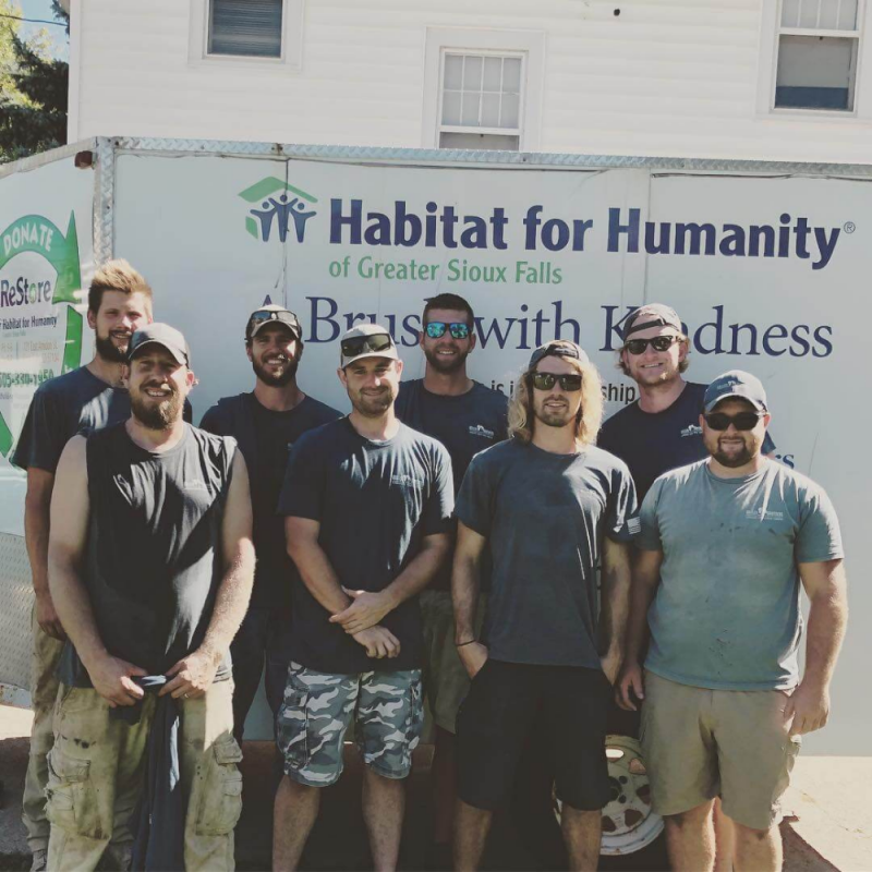 Habitat for Humanity team build