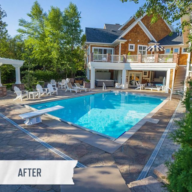 A new landscape tour with a "fun before and after.” 😍

This spectacular backyard hideaway is nestled on the south side of Sioux Falls and is truly a beautiful hidden gem. This project started as a house renovation that led to installing an in-ground swimming pool and revamping the backyard landscape.

Visit the "landscape tours" at the link in our bio to see the whole project.
#landscape #landscapebeforeandafter #beforeandafter #landscapng