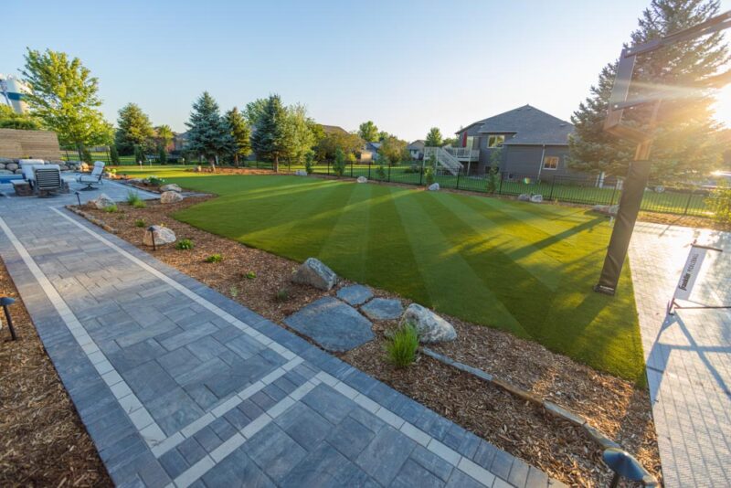 Golf green in the backyard, Weller Brothers Landscaping