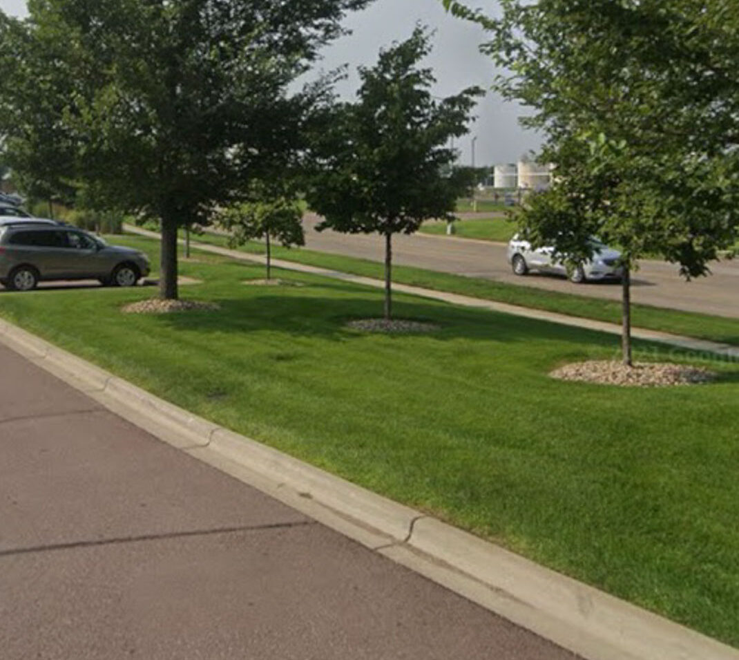 Sioux Falls Costco had little landscaping around the commercial property