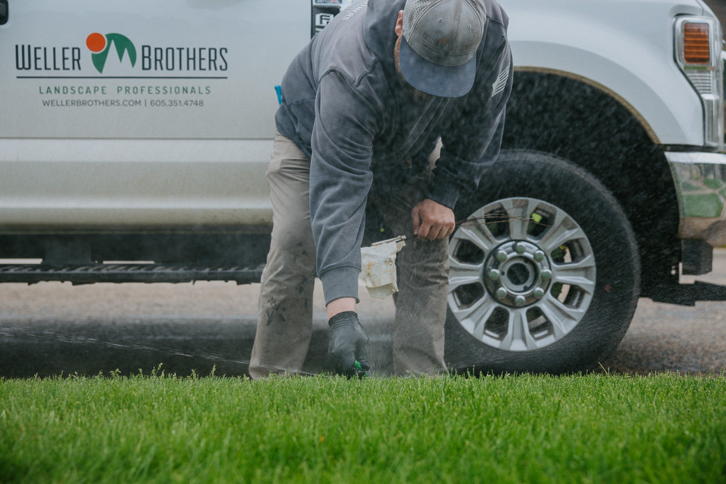 Irrigation specialist performing irrigation services in Sioux Falls, SD