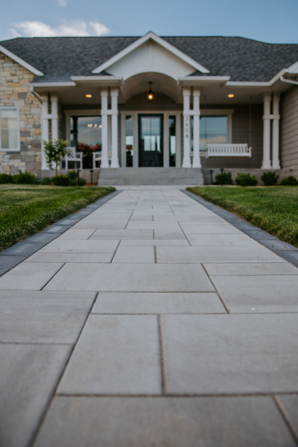 tech bloc paver patio walkway