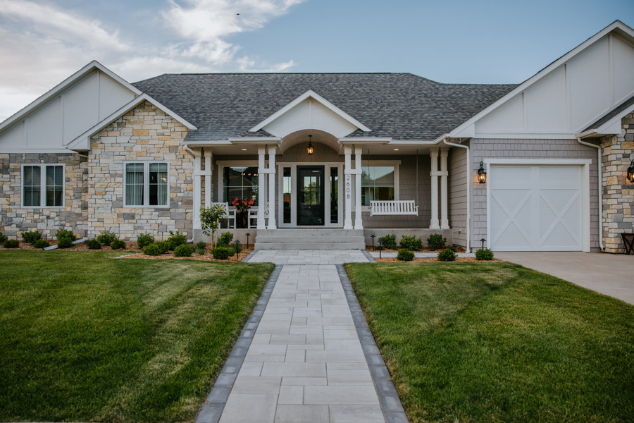 techo bloc paver walkway